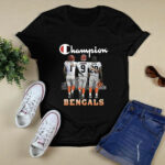 Champion Jamarr Chase Joe Burrow And Joe Mixon Cincinnati Bengals Signatures 2 T Shirt