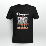 Champion Jamarr Chase Joe Burrow And Joe Mixon Cincinnati Bengals Signatures 3 T Shirt