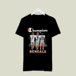 Champion Jamarr Chase Joe Burrow And Joe Mixon Cincinnati Bengals Signatures 4 T Shirt