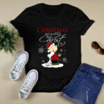 Charlie And Snoopy Christmas Begins With Christ 3 T Shirt