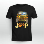 Charlie Brown And Snoopy Jeep Paw Dog 2 T Shirt