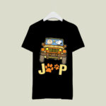 Charlie Brown And Snoopy Jeep Paw Dog 3 T Shirt