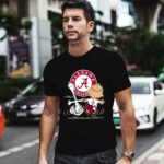 Charlie Brown Snoopy Alabama Crimson Tide 2 T Shirt
