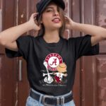 Charlie Brown Snoopy Alabama Crimson Tide 3 T Shirt