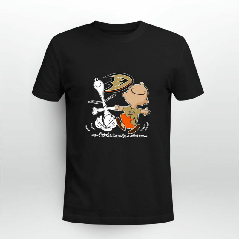 Charlie Brown Snoopy Anaheim Ducks 0 T Shirt