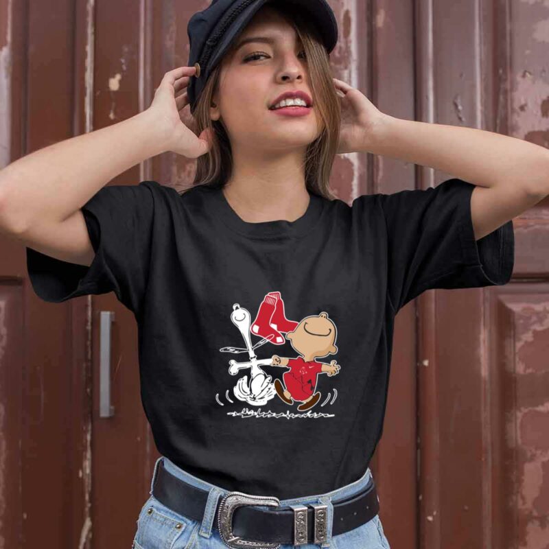 Charlie Brown Snoopy Boston Red Sox 0 T Shirt