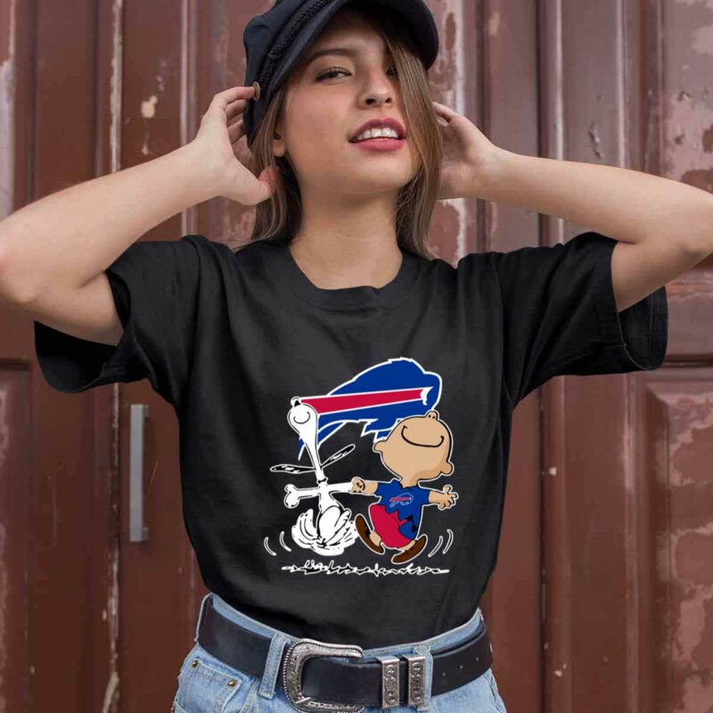 Charlie Brown Snoopy Buffalo Bills 0 T Shirt