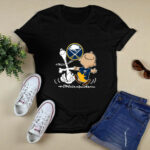 Charlie Brown Snoopy Buffalo Sabres 4 T Shirt