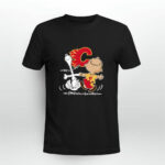 Charlie Brown Snoopy Calgary Flames 0 T Shirt