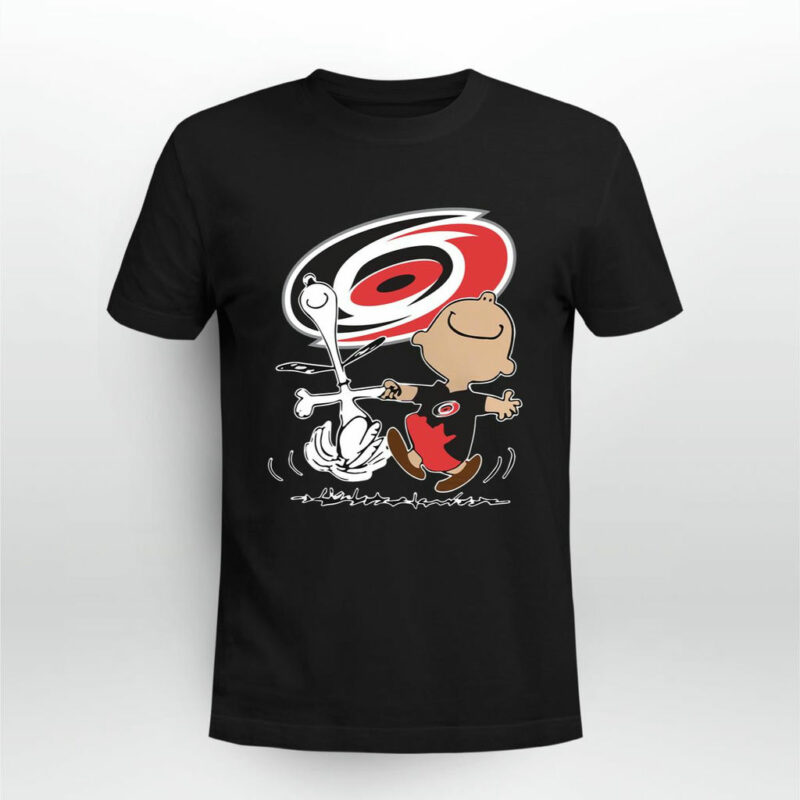 Charlie Brown Snoopy Carolina Hurricanes Hockey 0 T Shirt