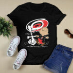 Charlie Brown Snoopy Carolina Hurricanes Hockey 4 T Shirt