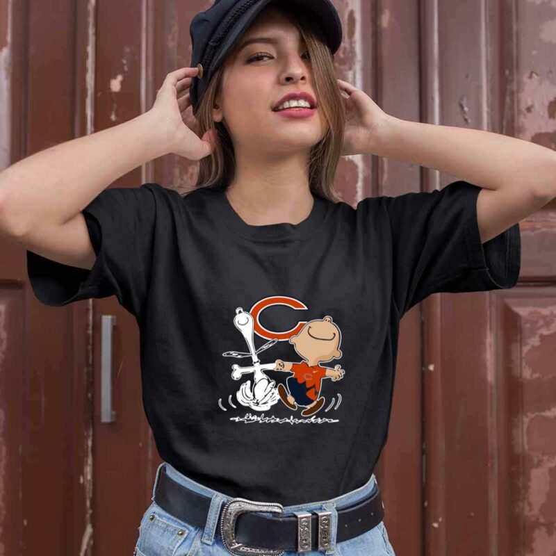 Charlie Brown Snoopy Chicago Bears 0 T Shirt