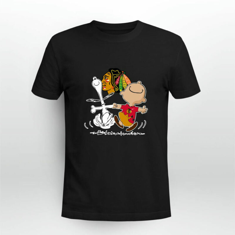 Charlie Brown Snoopy Chicago Blackhawks 0 T Shirt