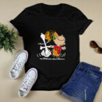 Charlie Brown Snoopy Chicago Blackhawks 4 T Shirt