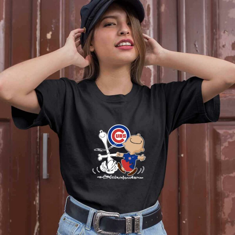 Charlie Brown Snoopy Chicago Cubs 0 T Shirt