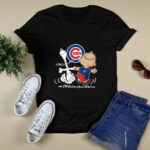 Charlie Brown Snoopy Chicago Cubs 3 T Shirt