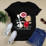 Charlie Brown Snoopy Cincinnati Reds 2 T Shirt