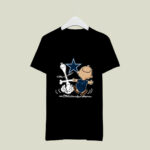 Charlie Brown Snoopy Dallas Cowboys 4 T Shirt