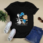 Charlie Brown Snoopy Detroit Lions 2 T Shirt
