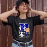 Charlie Brown Snoopy Duke Blue Devils 3 T Shirt