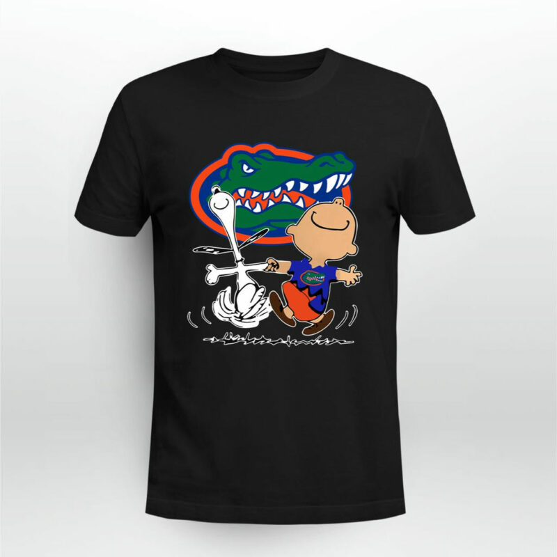 Charlie Brown Snoopy Florida Gators 0 T Shirt