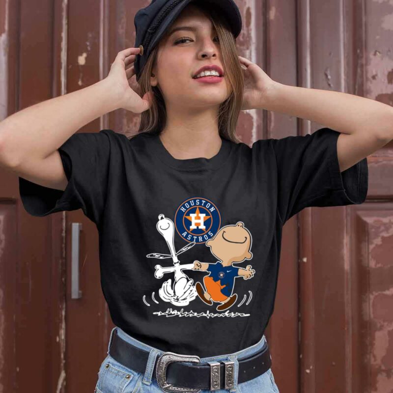 Charlie Brown Snoopy Houston Astros 0 T Shirt