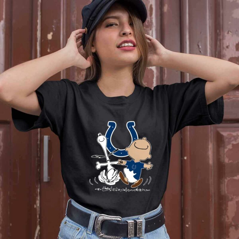 Charlie Brown Snoopy Indianapolis Colts 0 T Shirt