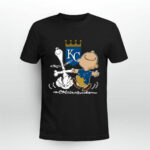 Charlie Brown Snoopy Kansas City Royals 3 T Shirt