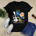 Charlie Brown Snoopy Kansas City Royals 4 T Shirt