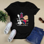 Charlie Brown Snoopy Los Angeles Angels 4 T Shirt