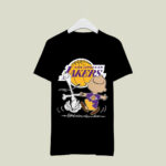 Charlie Brown Snoopy Los Angeles Lakers 4 T Shirt