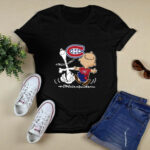 Charlie Brown Snoopy Montreal Canadians 4 T Shirt