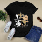 Charlie Brown Snoopy New Orleans Saints 4 T Shirt