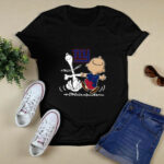 Charlie Brown Snoopy New York Giants 2 T Shirt