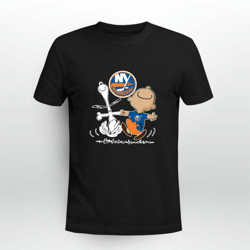 Charlie Brown Snoopy New York Islanders 0 T Shirt