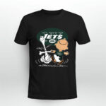 Charlie Brown Snoopy New York Jets Football 4 T Shirt
