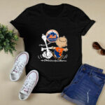 Charlie Brown Snoopy New York Mets 4 T Shirt