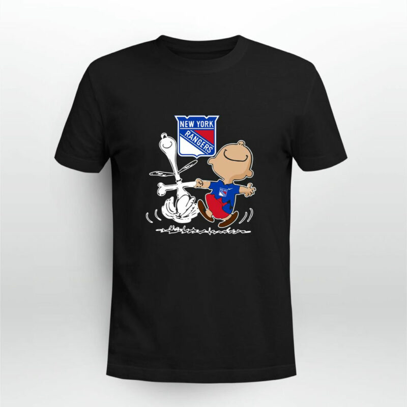 Charlie Brown Snoopy New York Rangers 0 T Shirt