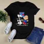 Charlie Brown Snoopy New York Rangers 4 T Shirt