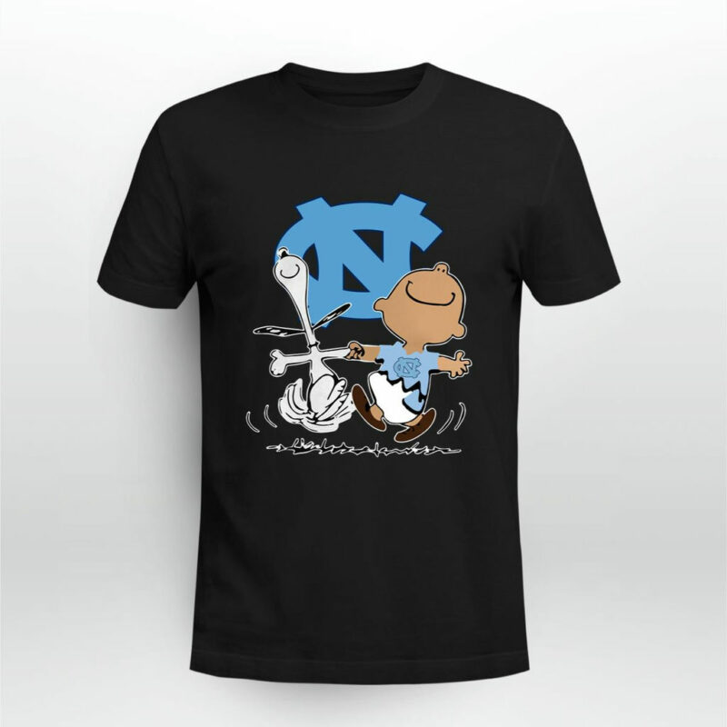 Charlie Brown Snoopy North Carolina Tar Heels 0 T Shirt