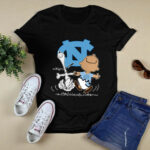 Charlie Brown Snoopy North Carolina Tar Heels 4 T Shirt