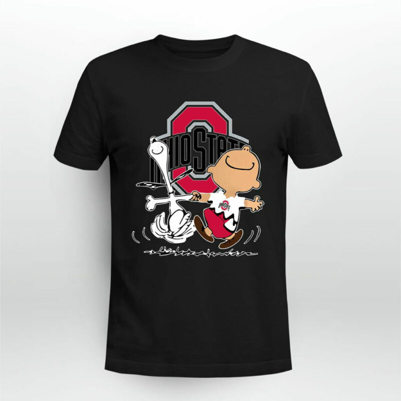 Charlie Brown Snoopy Ohio State Buckeyes 0 T Shirt