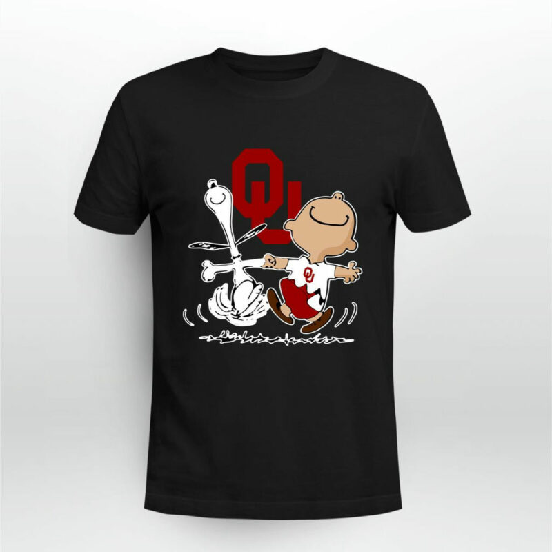 Charlie Brown Snoopy Oklahoma Sooners 0 T Shirt