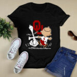Charlie Brown Snoopy Oklahoma Sooners 4 T Shirt