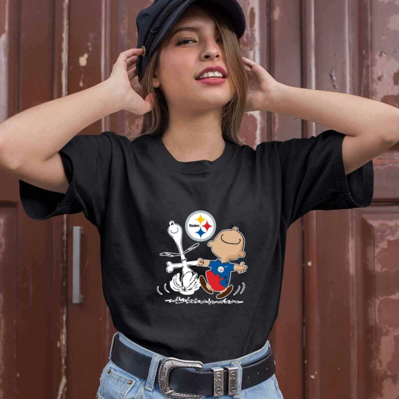 Charlie Brown Snoopy Pittsburgh Steelers 0 T Shirt