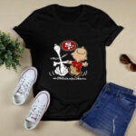 Charlie Brown Snoopy San Francisco 49ers 4 T Shirt