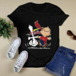 Charlie Brown Snoopy St Louis Cardinals 2 T Shirt