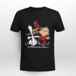 Charlie Brown Snoopy St Louis Cardinals 4 T Shirt