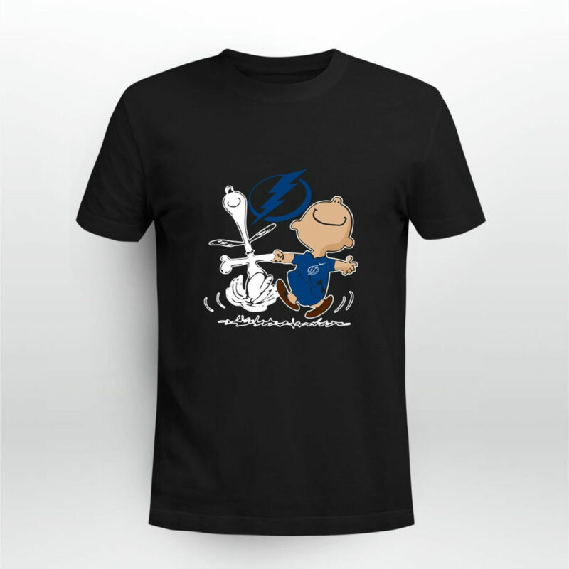 Charlie Brown Snoopy Tampa Bay Lightning 0 T Shirt