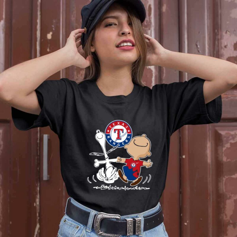 Charlie Brown Snoopy Texas Rangers 0 T Shirt